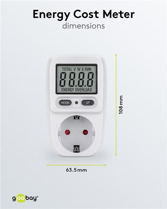 Actual product image Goobay Digital Energy Cost Meter Basic