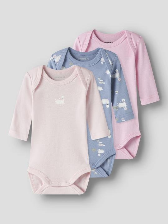 Produktbild Name it Nbfbody 3p Ls Swan Noos (92)