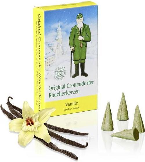 Crottendorfer 1016 - Räucherkerze Vanille M, 24 Stück