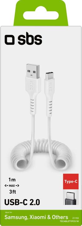 Immagine prodotto SBS Cavo USB/USB-C (1 m, USB 2.0)