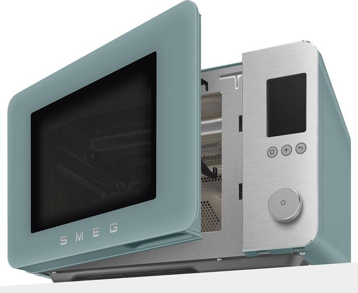 Image du produit Smeg Kombi-Mikrowelle MOC02EGMEU, 9 Fkt, 2100W, Smaragdgrün matt (27 l)