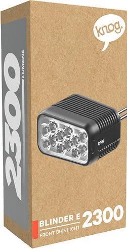 Productafbeelding knog. Blinder E Commuter 2300 voorlamp, witte LED, zwart (2300 lumen) (2300 lm)
