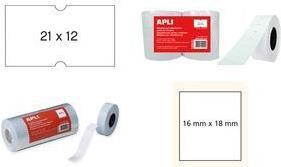 Image du produit Agipa Etiquettes pour étiqueteuses, 21 x 12 mm, blanches