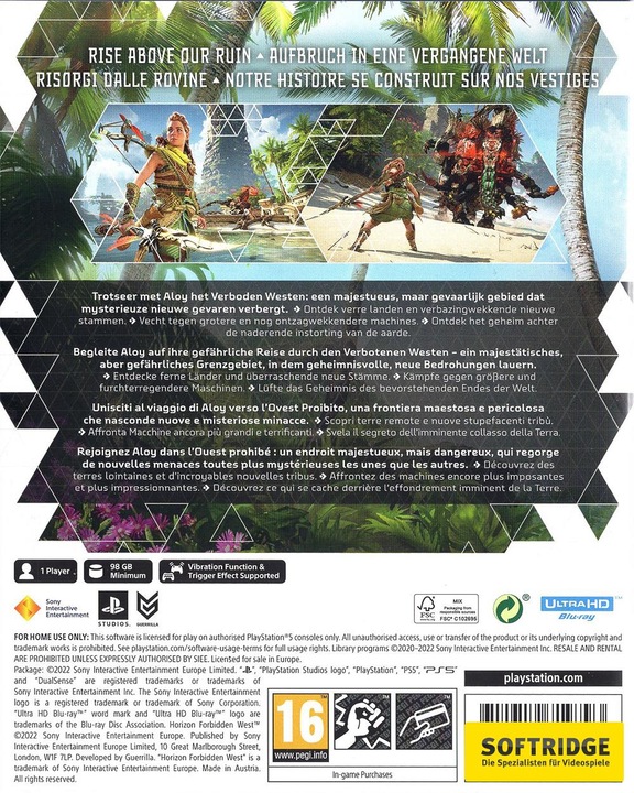 Immagine prodotto Sony Horizon Forbidden West (PS5, EN)
