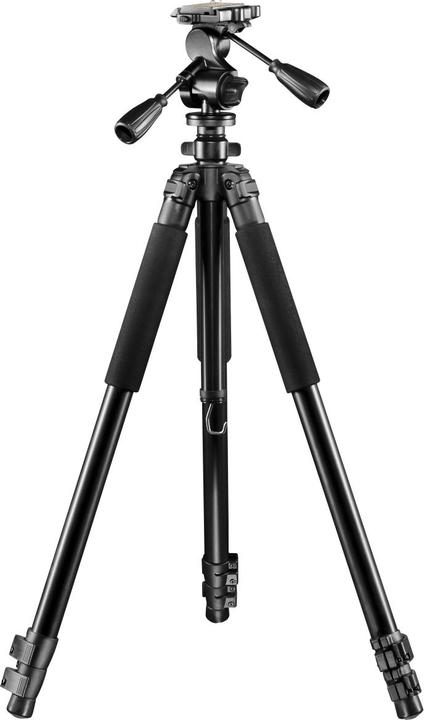 Walimex pro pro FT-665T Pro mit FT-6653H Pro-3D-Neiger (Metall)