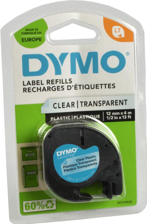 Actual product image Dymo Writing tape LetraTag (1.20 cm, Black)