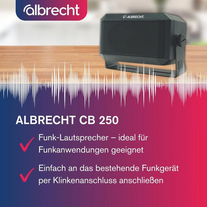 Produktbild Albrecht Externer Lautspecher CB 250