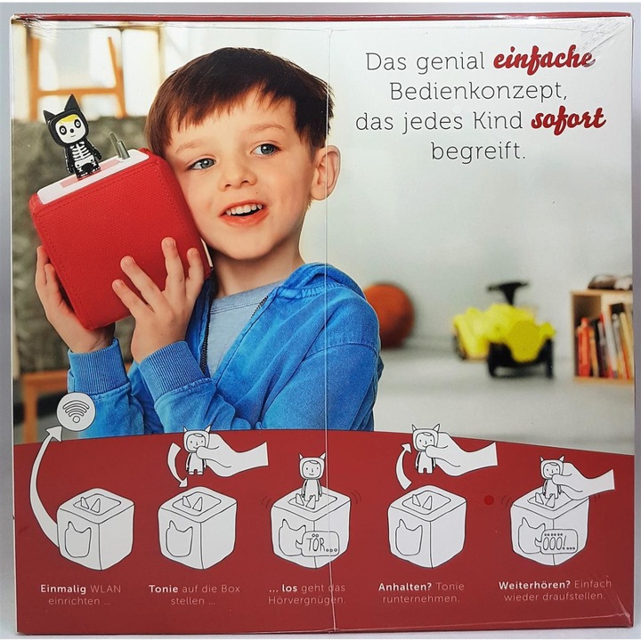 Productafbeelding Tonies Toniebox Startset Rood (Creatieve Tonie) (Duits)