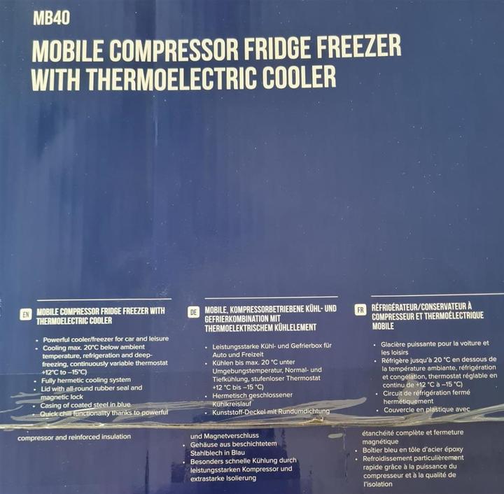 Immagine prodotto Mobicool MB 40 AC/DC (40 l)