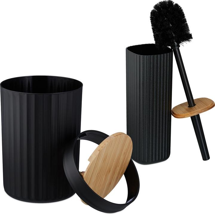 Actual product image Relaxdays Bathroom-Accessory Set