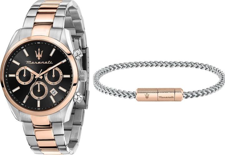 Produktbild Maserati Uhren-Set Attrazione (Geschenkset, Chronograph, 43 mm)