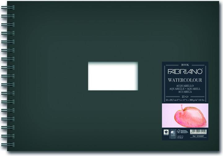Actual product image Fabriano Aquarellblock Spiralbuch A4, 25 Blatt (A4)