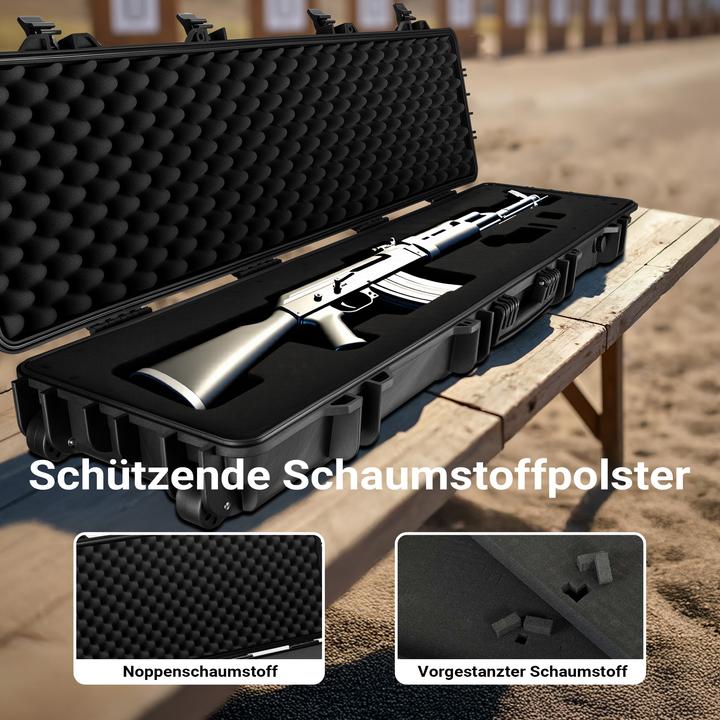 Produktbild Wiltec Waffenkoffer 137,8x38,3x17,5cm Langwaffen Gewehrkoffer Koffer Gewehr
