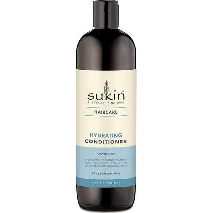 Sukin, Balsamo, Balsamo idratante con proteine del grano, olio d'oliva, olio di cocco e burro di karité (500 ml)