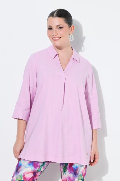 Immagine prodotto Ulla Popken Tunica in misto lino (60)