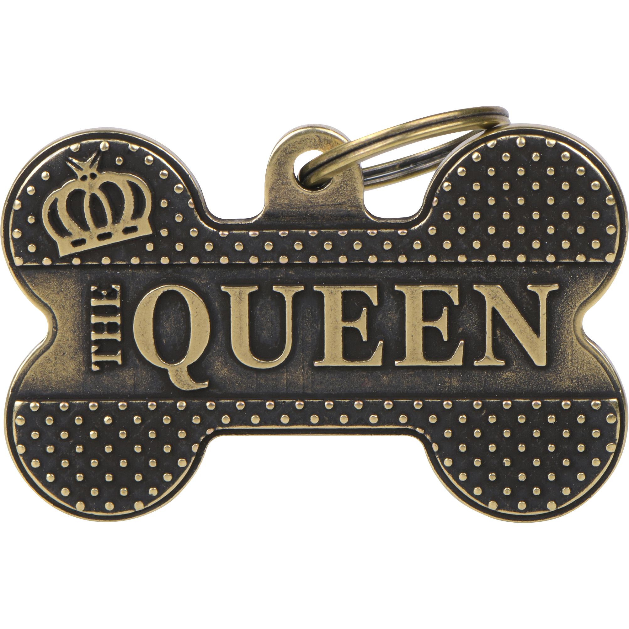Myfamily MyFa tegn bronx, ben, QUEEN, XL, guld (XL, Cane, Sport cane), Collare + Guinzaglio