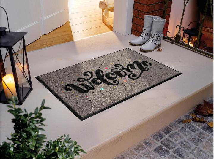 Actual product image Wash + Dry Doormat 50 x 75 cm WELCOME CONFETTI motif (75 x 50 cm)