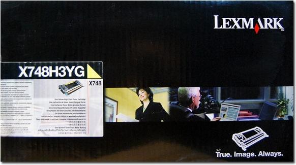 Produktbild Lexmark Toner yellow Orig.Nr. X748H3YG (Y)