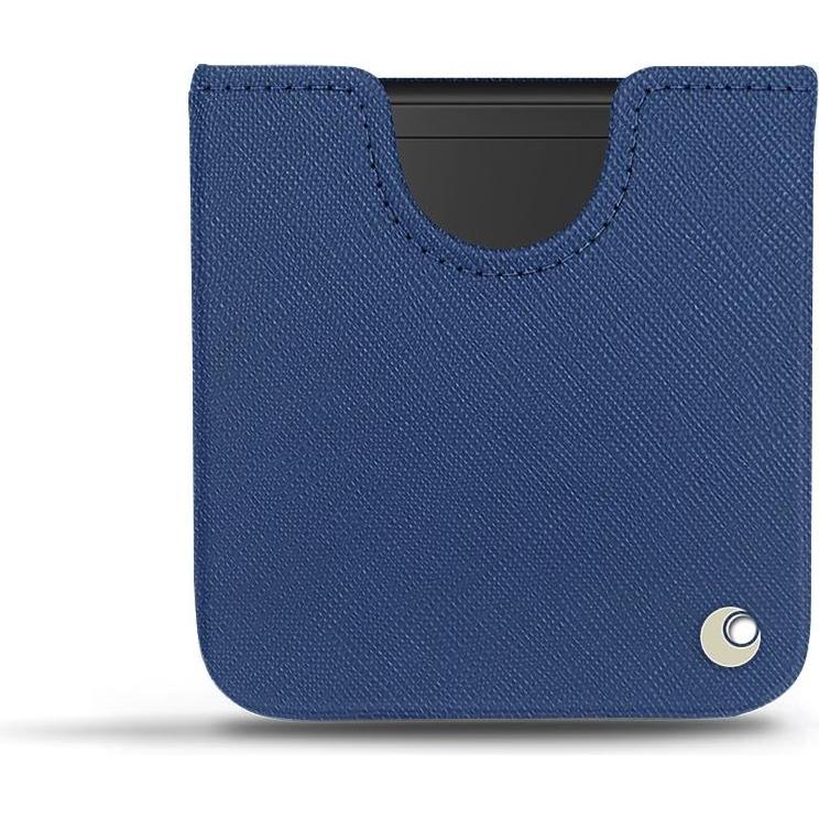 Noreve Lederschutzhülle (Samsung Galaxy Z Flip), Smartphone Hülle, Blau