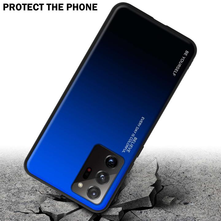 Image du produit Cadorabo Coque pour Samsung Galaxy NOTE 20 ULTRA TPU 2 Farben Glas (Samsung Galaxy Note 20 Ultra)