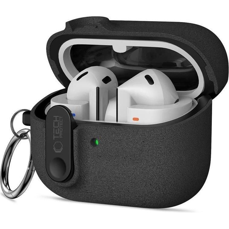 Tech-Protect Slim Hook Samsung Galaxy Buds 3 / 3 Fe / 3 Pro Schwarz (Case), Accessori per telecamere di rete