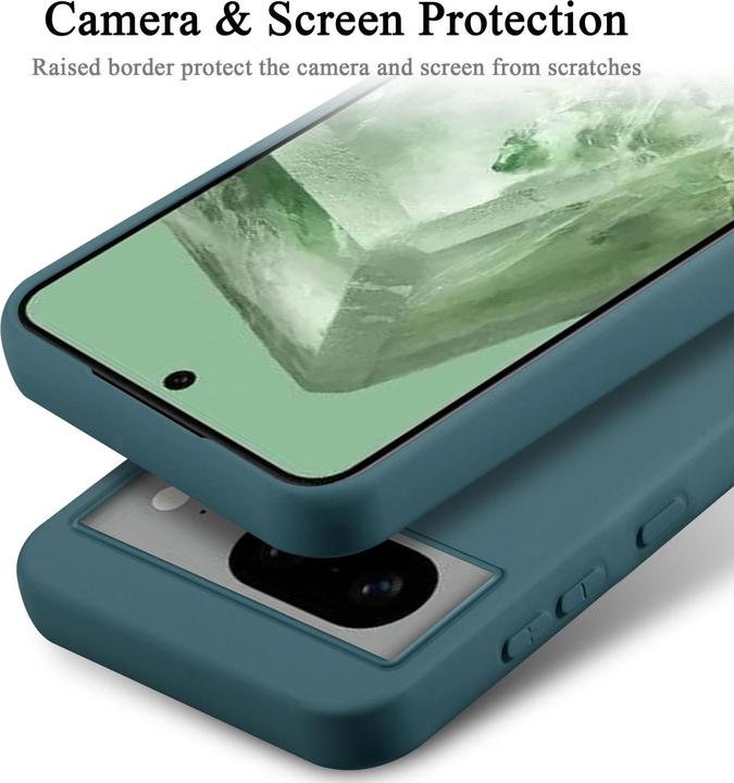 Produktbild Cadorabo Hülle für Google PIXEL 8 TPU im Liquid Schutz Silikon Design (Google Pixel 8)