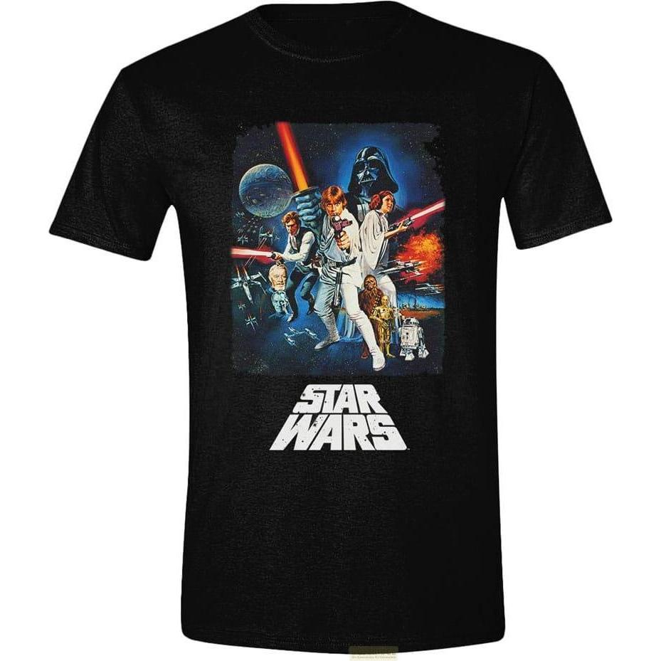 Death Note, Maglietta, Star Wars A New Hope T-Shirt Retro Poster Grösse XL, (XL)