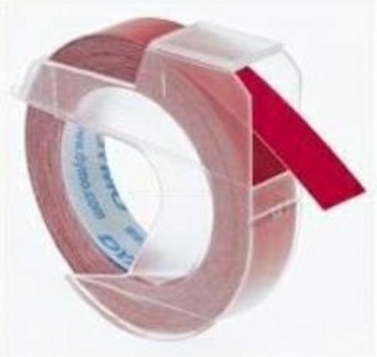 Produktbild Dymo Prägeband 520102 (0.90 cm, Rot)