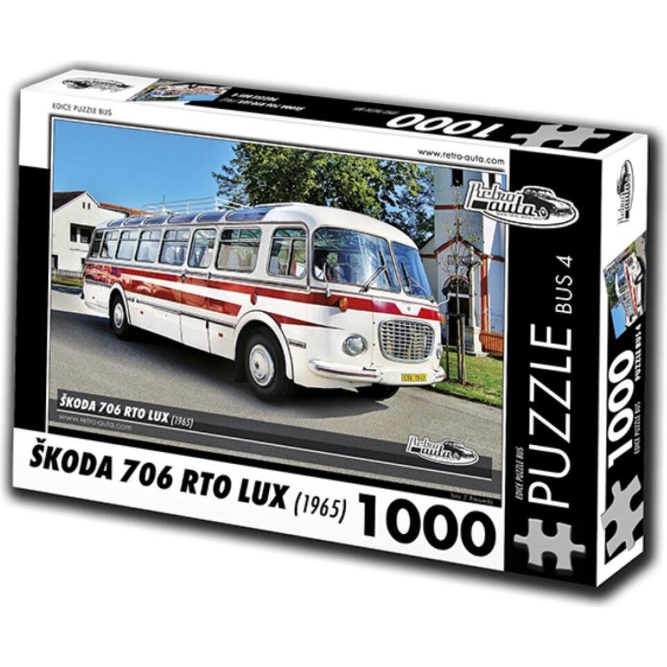 Retro-auta Puzzle BUS Nr.4 'koda 706 RTO LUX (1965) 1000 Teile
