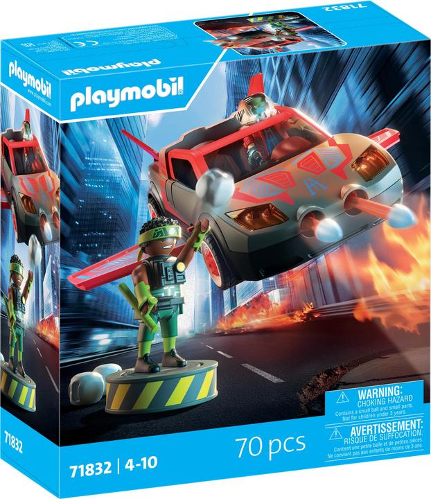 Playmobil 71832 Helden-Multifunktionsfahrzeug (71832, Playmobil Action Heroes)