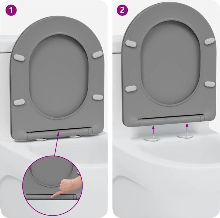 Produktbild vidaXL Toilettensitz