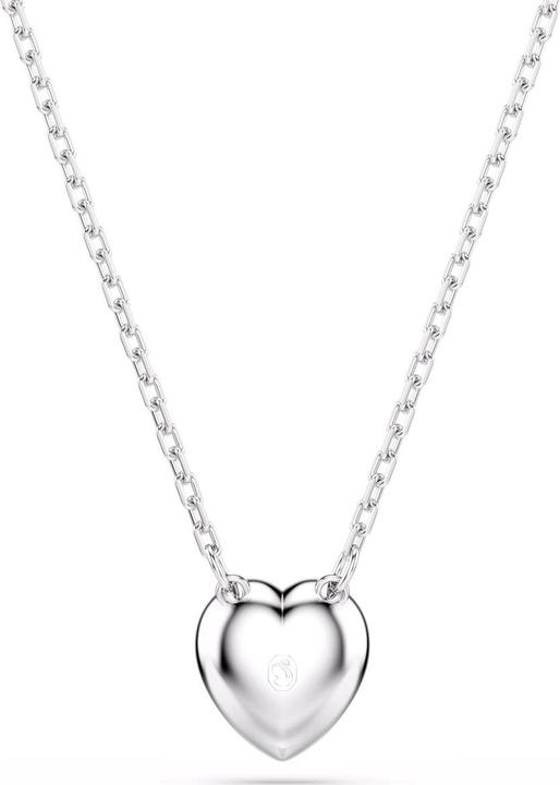 Immagine prodotto Swarovski x Ariana Grande Halskette Verschiedene Schliffe Herz Weiss Rhodiniert (Metallo Swarovski, 38 cm)