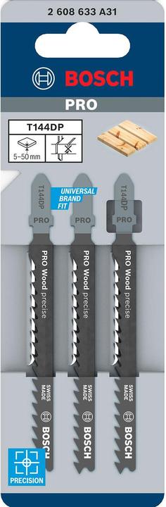 Productafbeelding Bosch Professional Zubehör Decoupeerzaagblad T 144 DP, Preci