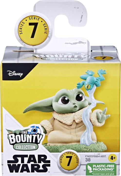 Produktbild Hasbro Star Wars The Bounty Collection Series 7, Grogu Mini Action Figure, Froggy Force Pose, 2.25-Inch Sta (1x)