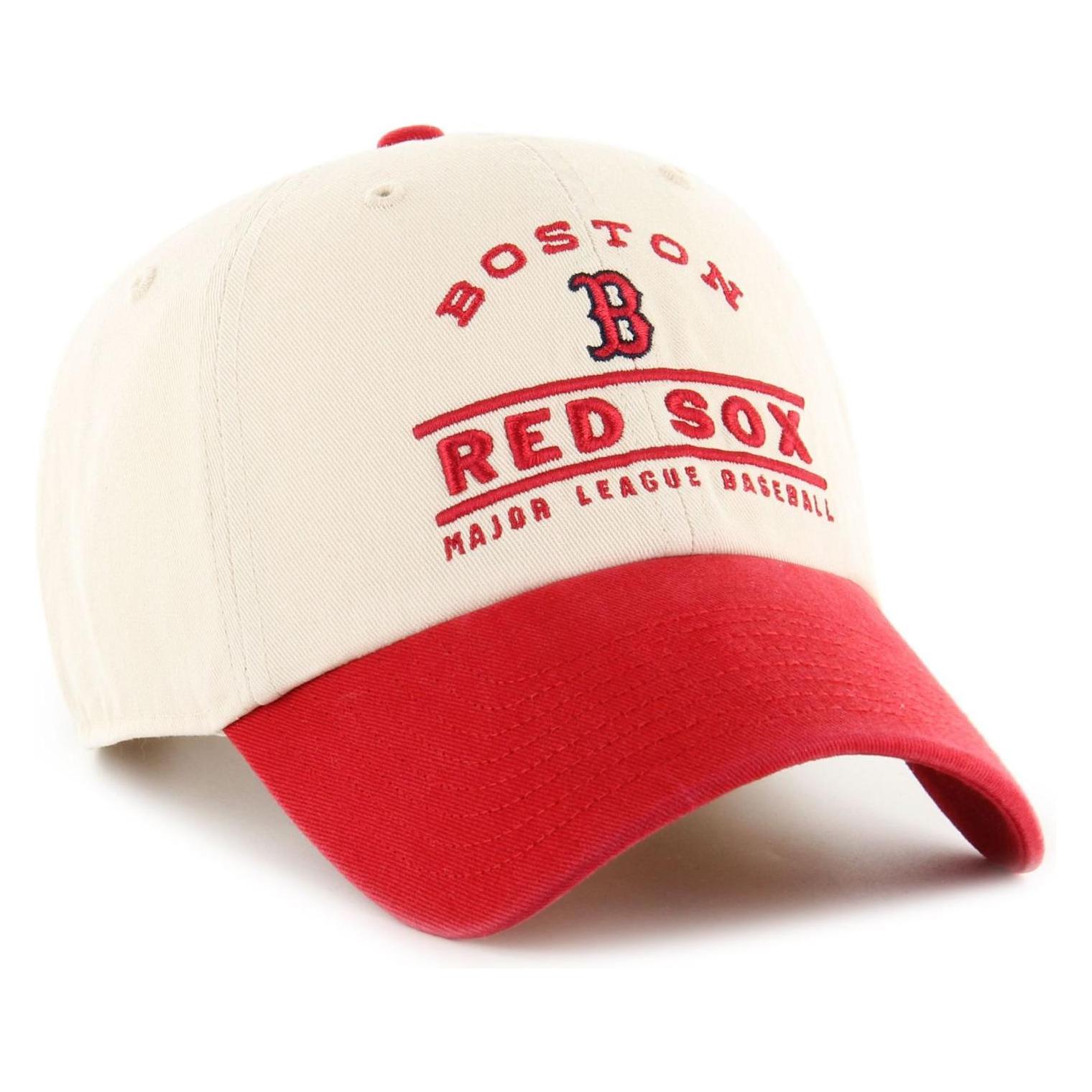 47 Brand, Herren, Cap, Mlb Boston Red Sox Windham Clean Up, Beige, (One Size)