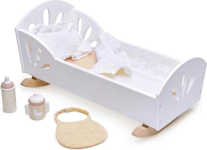 Tender Leaf Toys Dolls Cradle Swan