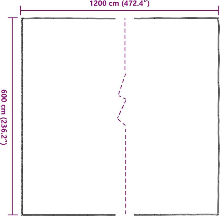 Produktbild vidaXL Outdoor-Planen (12 x 6 m)