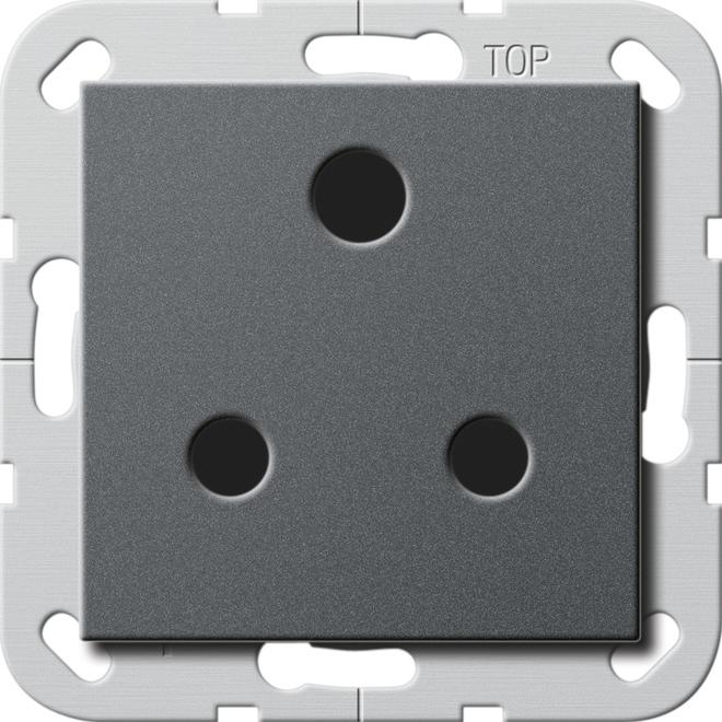Gira, Steckdose, Steckd. BS Round Pin 15 A SH System 55 277428