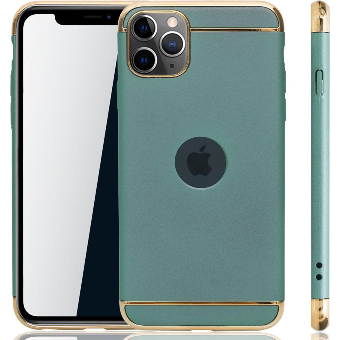 König Design Apple iPhone 11 Pro Hülle Case Handy Cover Schutz Tasche Schutzhülle Etui Grün (Apple iPhone 11 Pro), Smart...