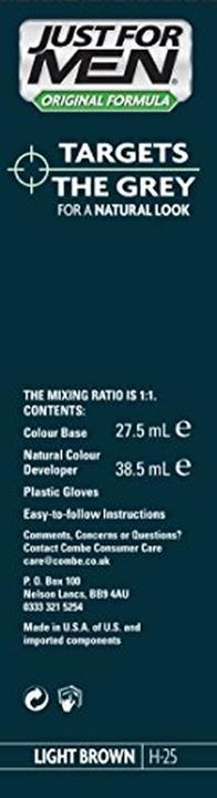 Produktbild Just For Men Pflege-Tönungs-Shampoo hellbraun, 60 ml Shampoo (Flüssiges Shampoo, 60 ml)