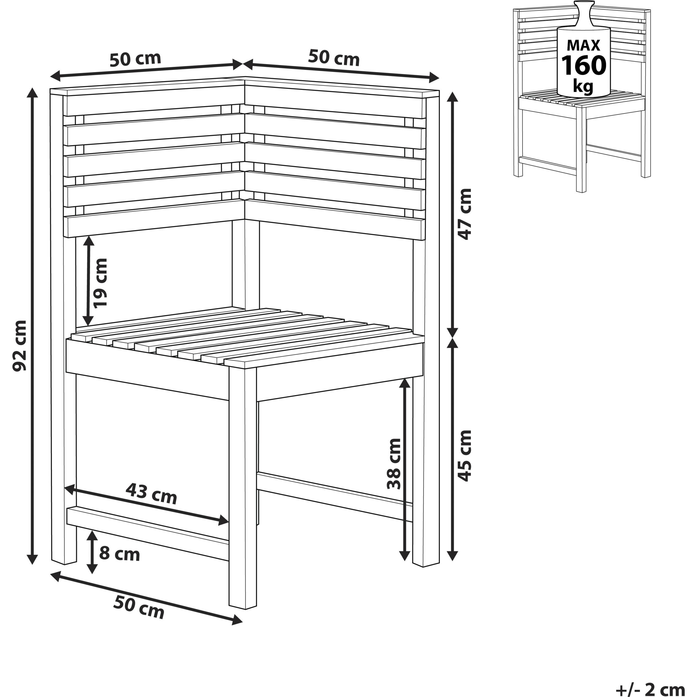 Thumbnail - Beliani, Gartenstühle, Treia