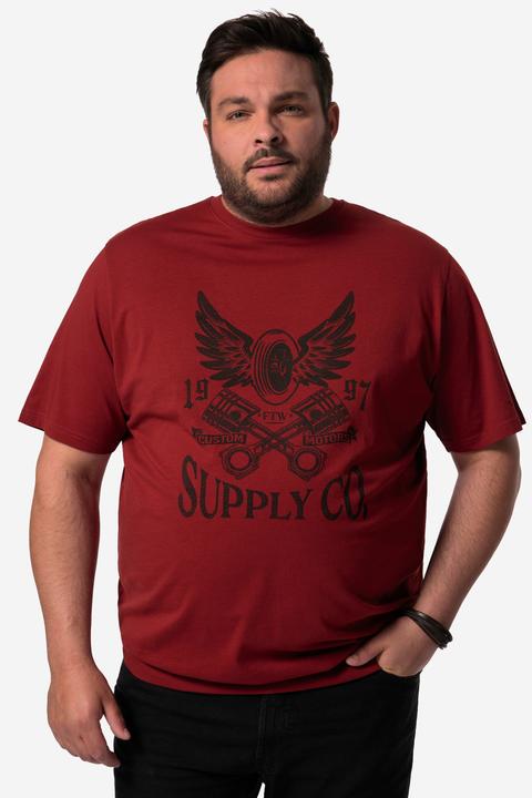 Actual product image Men+ T-Shirt, Halbarm, Bauchfit, Druck vorne (L)
