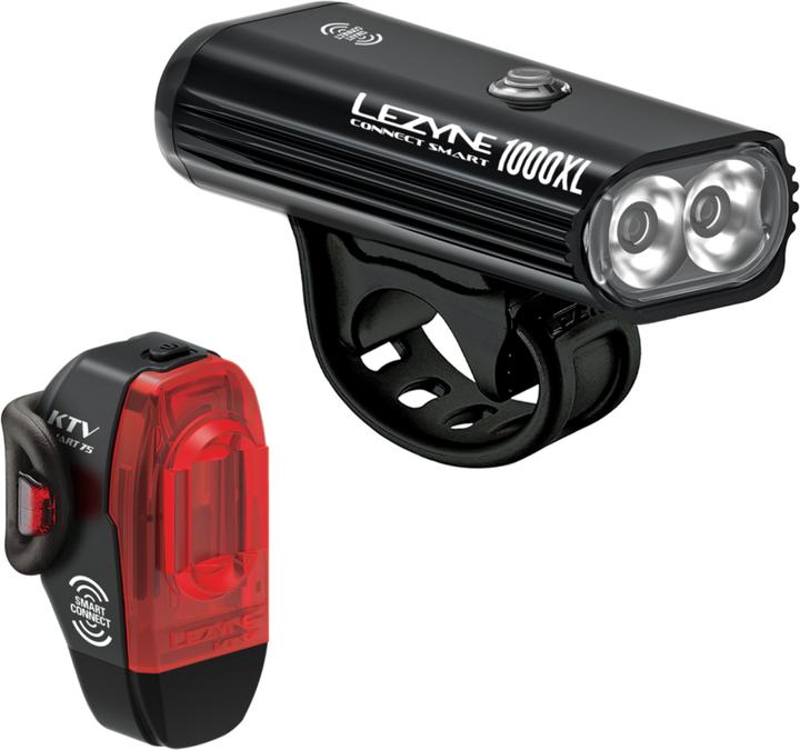 Lezyne Connect Smart 1000XL + KTV Smart (1000 lm)