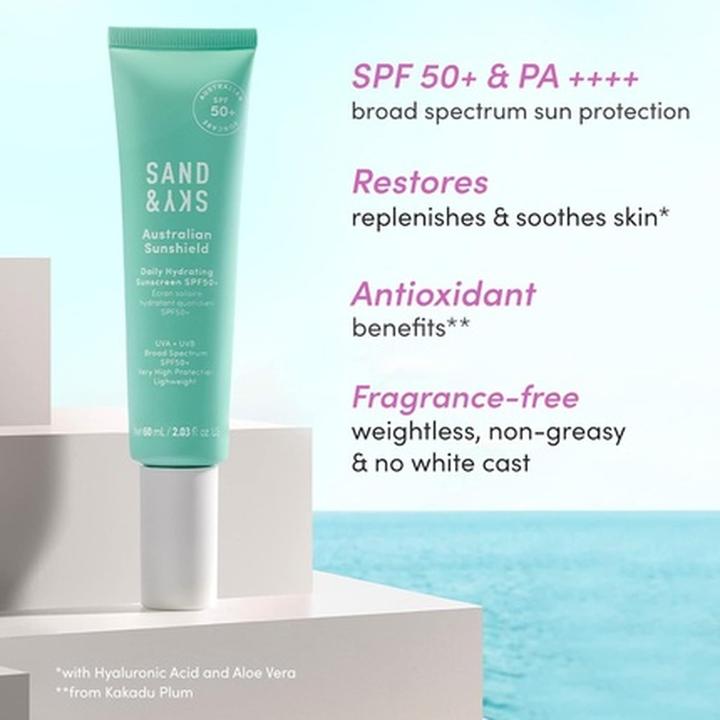 Actual product image SKY Daily Hydrating Face Sunscreen SPF50 (Suntan cream, SPF 50)