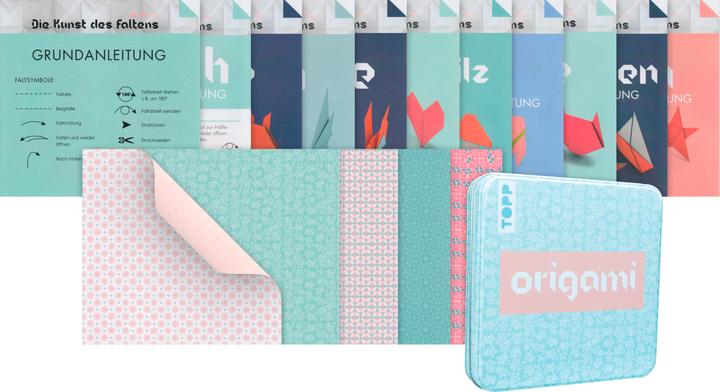 Image du produit Topp Pliage Origami "Floral" avec boîte design (80 g/m², 150x)