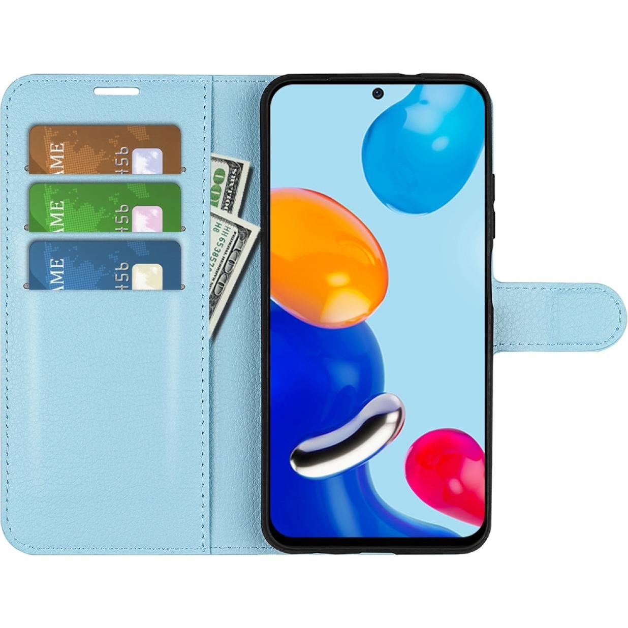 Thumbnail - Screenguard Xiaomi Redmi Note 11 Leather Guard Lederhülle (Xiaomi Redmi Note 11), Smartphone Hülle, Blau