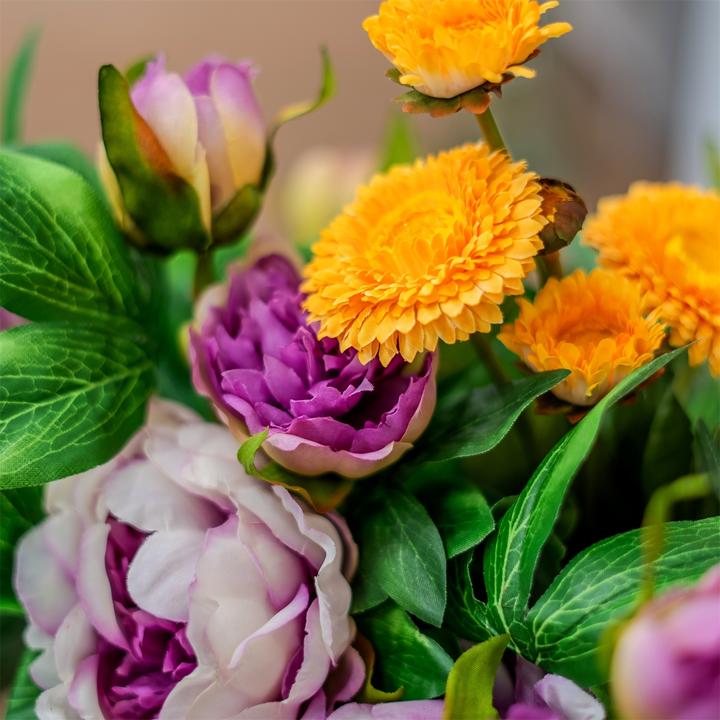 Produktbild HTI-Living Kunstblume Gelbe Margerite (38 cm)