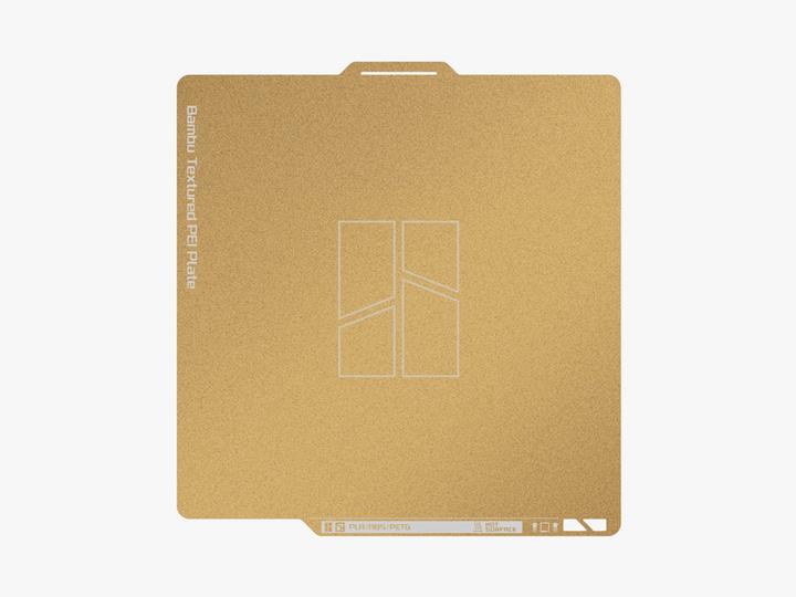 Produktbild Bambu Lab Textured PEI Plate Gold - X1 / P1 Series (Platte)