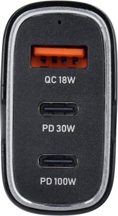 Actual product image OEM Car accessories Car charger USB A + 2 x Type C PD QC3.0 3A 138W CC53-2C1A black