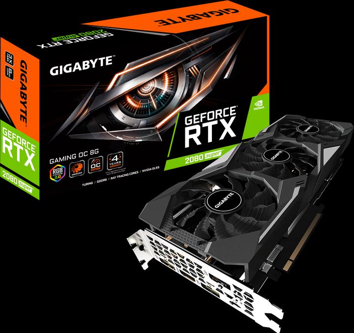 Actual product image Gigabyte GeForce RTX 2080S Gaming OC (8 GB)
